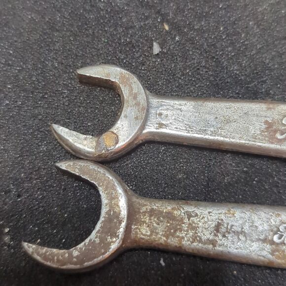 Antique Ford Open End Wrenchs T-1917/ 1-2 Stamp 5-1/2" Long - Picture 4 of 9